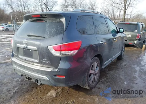 2013 Nissan Pathfinder Platinum from USA, damaged, VIN 5N1AR2MM9DC667698